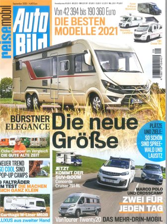 Le sac de couchage en couverture robuste impressionne le magazine 'Auto Bild Reisemobil' !