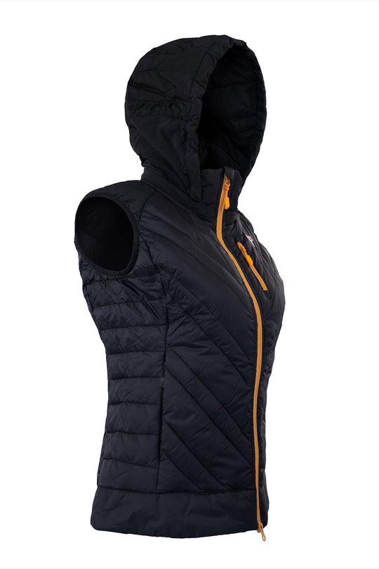 The Lightful DownWool Vest W | NOIR