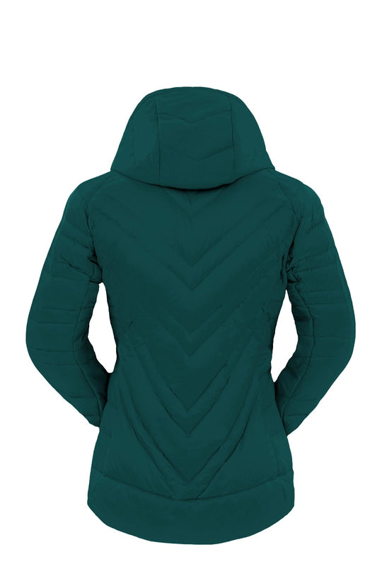 The Lightful DownWool Jacket W | OCEAN GREEN