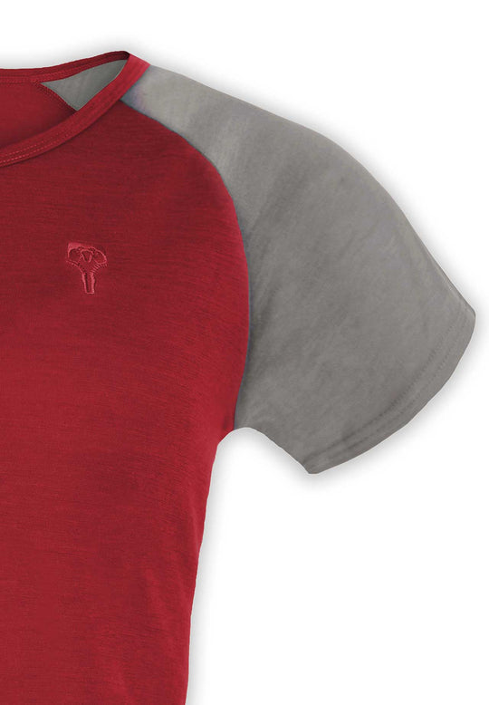 WoodWool T-Shirt Lady Janeway | Fired Red Brick