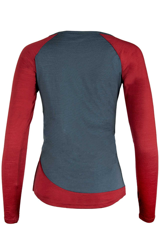 Woodwool Longsleeve t-shirt lady Phillippa Rücken