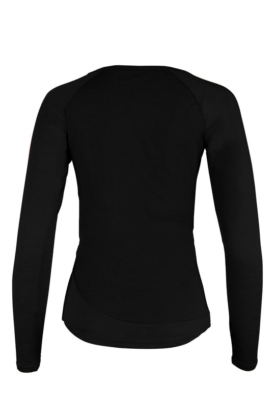 WoodWool Longsleeve shirt W Lady Chapel Black Rucken