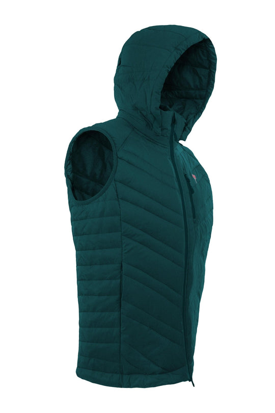 The Lightful DownWool Vest M | OCEAN GREEN