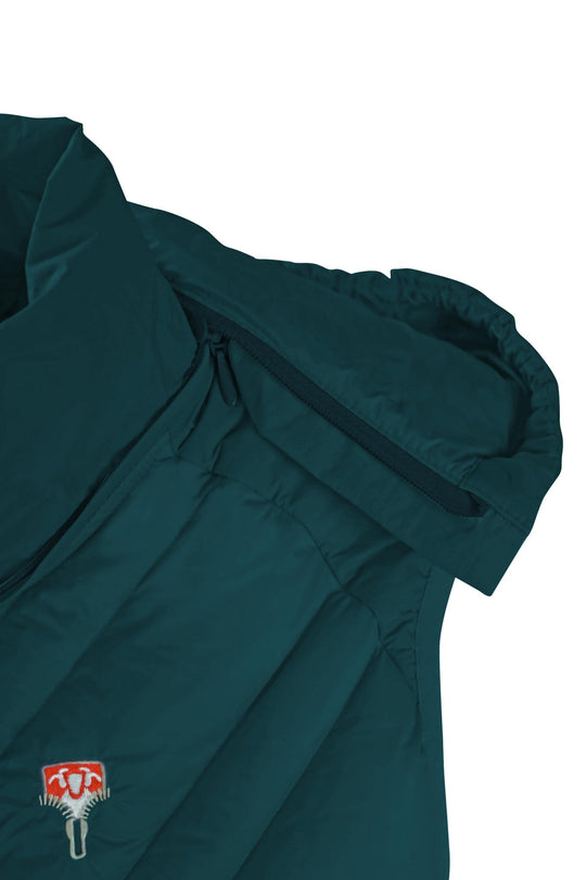 The Lightful DownWool Vest M | OCEAN GREEN