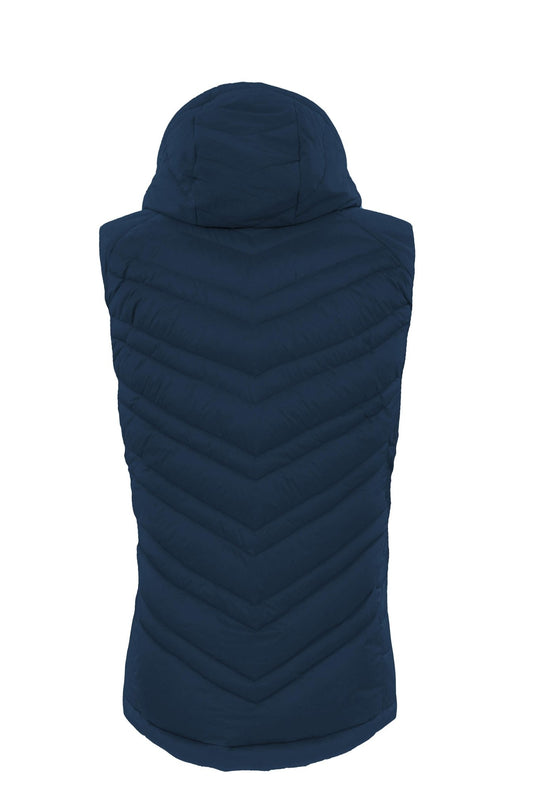 Lightful DownWool Vest Blue Ashes M Rucken