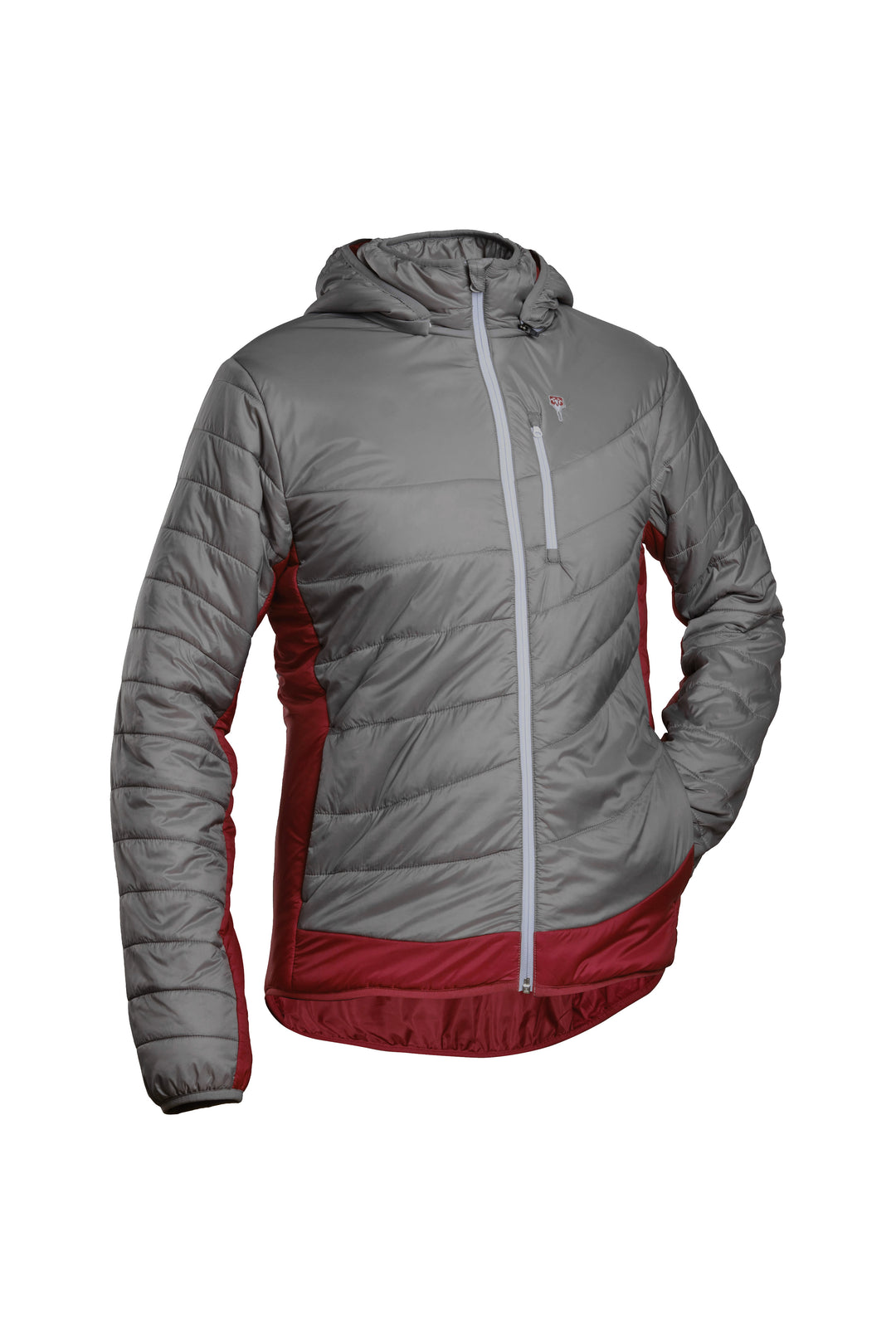 Refreshful SilkWool Jacket | Gray - Cherry M