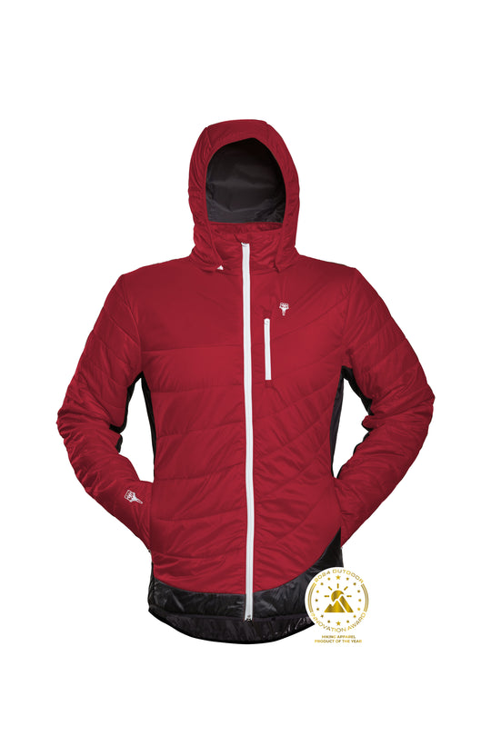 Refreshful SilkWool Jacket | Cherry - Black M