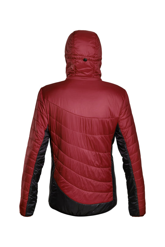 Refreshful SilkWool Jacket | Cherry - Black M