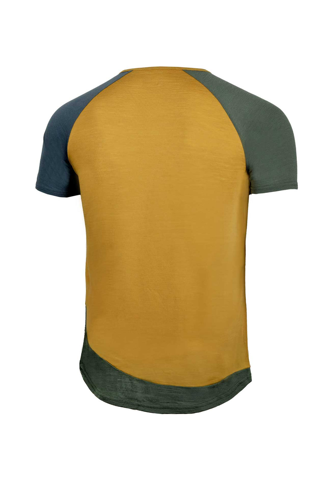 Woodwool t-shirt Mr Kirk Rucken Gelb