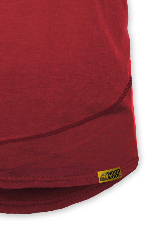 T-shirt WoodWool M. Pike | Brique rouge cuite