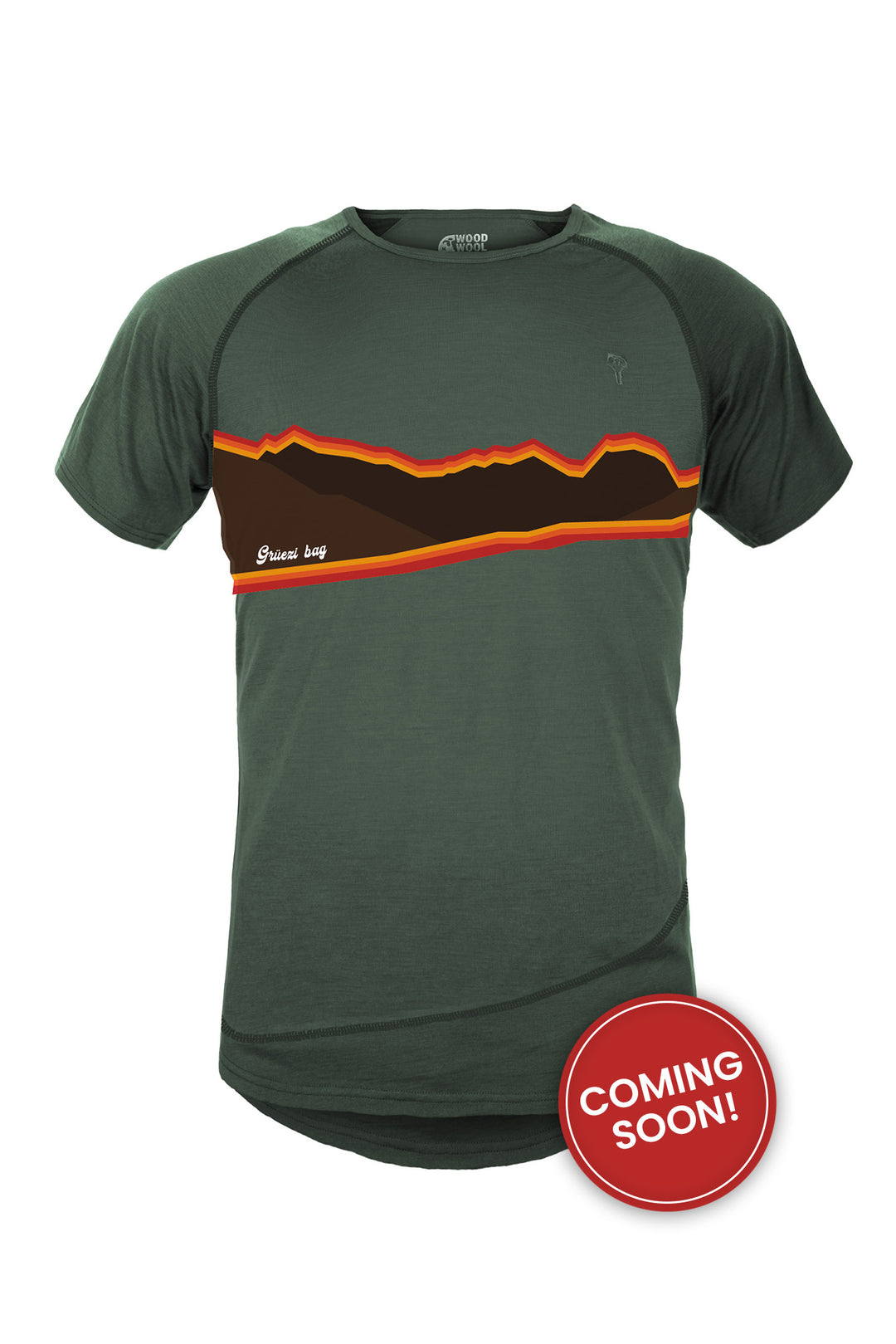 WoodWool T-Shirt Mr. McCoy | Bayberry Green