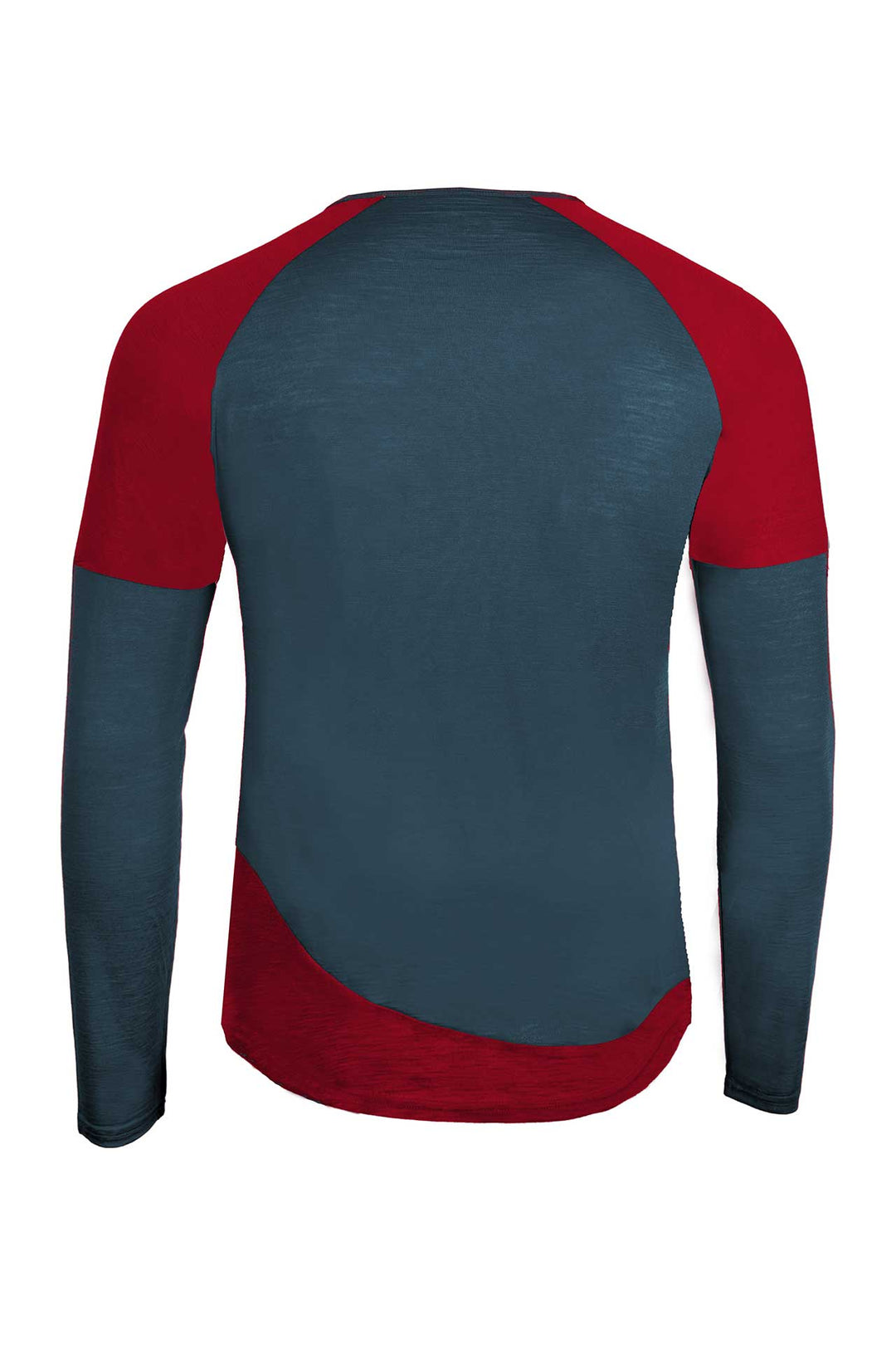 Woodwool t-shirt Longsleeve Mr Picard Blau Rucken