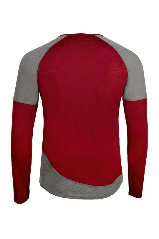 Woodwool t-shirt Longsleeve Mr Picard Rot Rucken