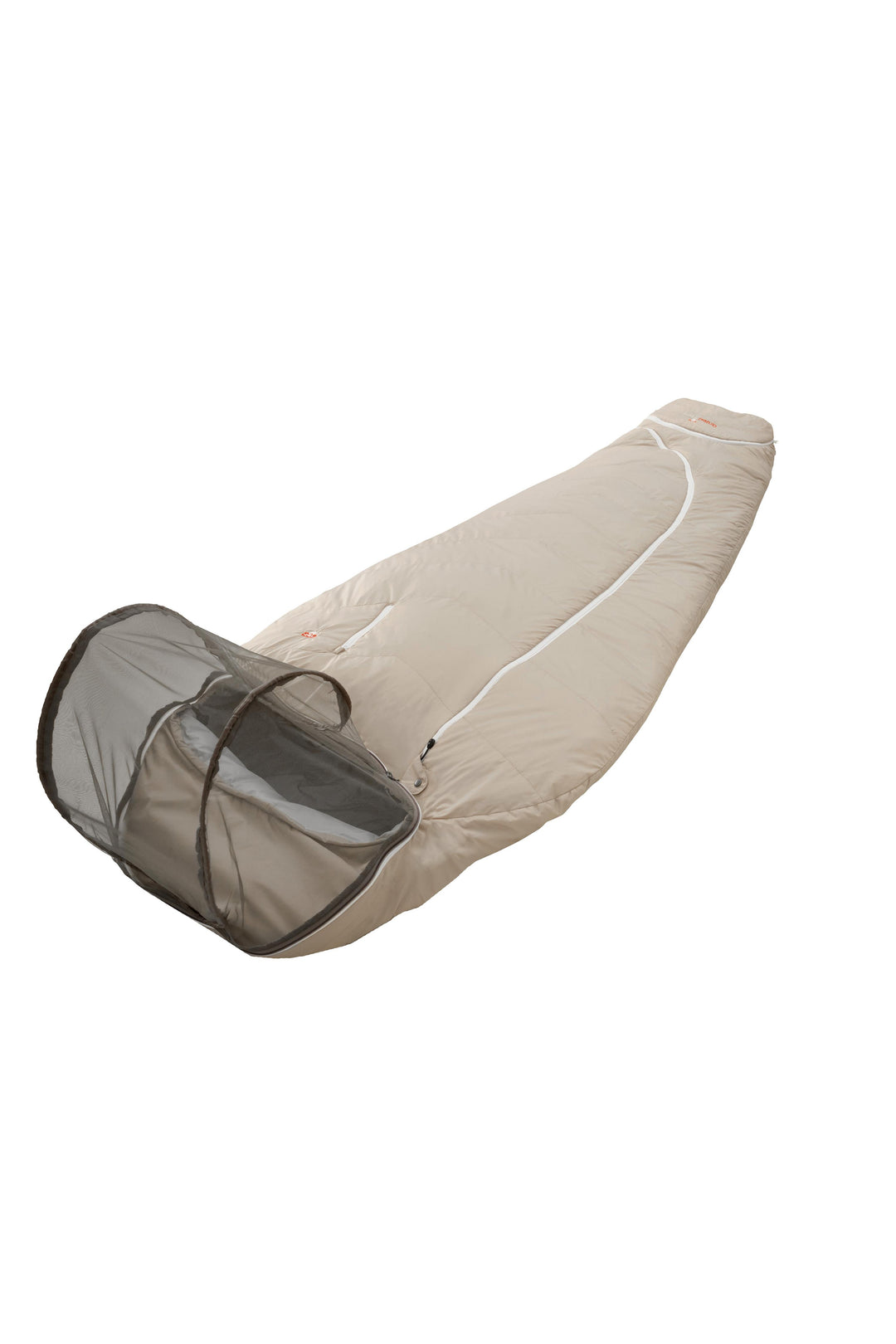 Grüezi bag Mumienschlafsack Biopod Wolle Tropical - kann mit Moskitokuppel aufgerüstet werden