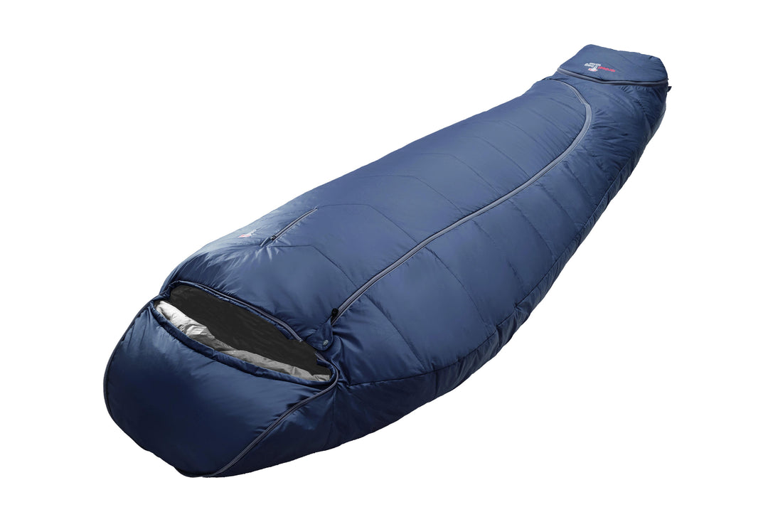 Grüezi bag Schlafsack Biopod Wolle Zero Nightblue