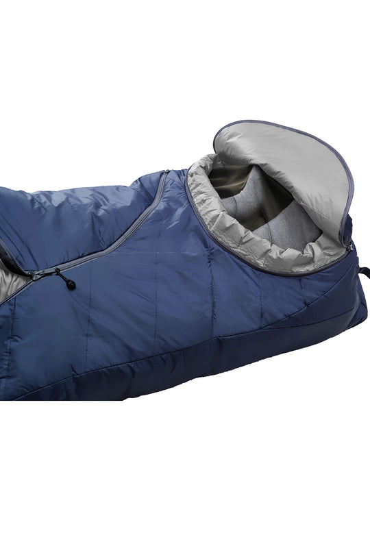 Biopod Wolle Zero XL | Night Blue Mumienschlafsack