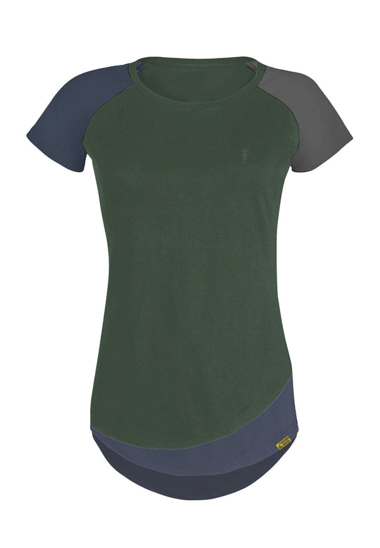 T-shirt en laine de bois Lady Janeway | Baie verte