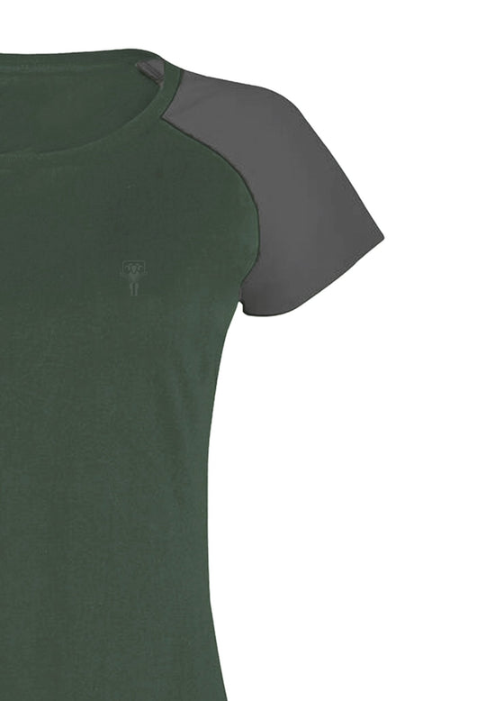 WoodWool T-Shirt Lady Janeway - Bayberry Green